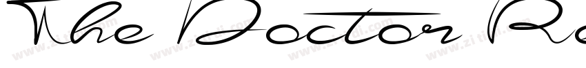 The Doctor Regular字体转换 The Doctor Regular字体转换